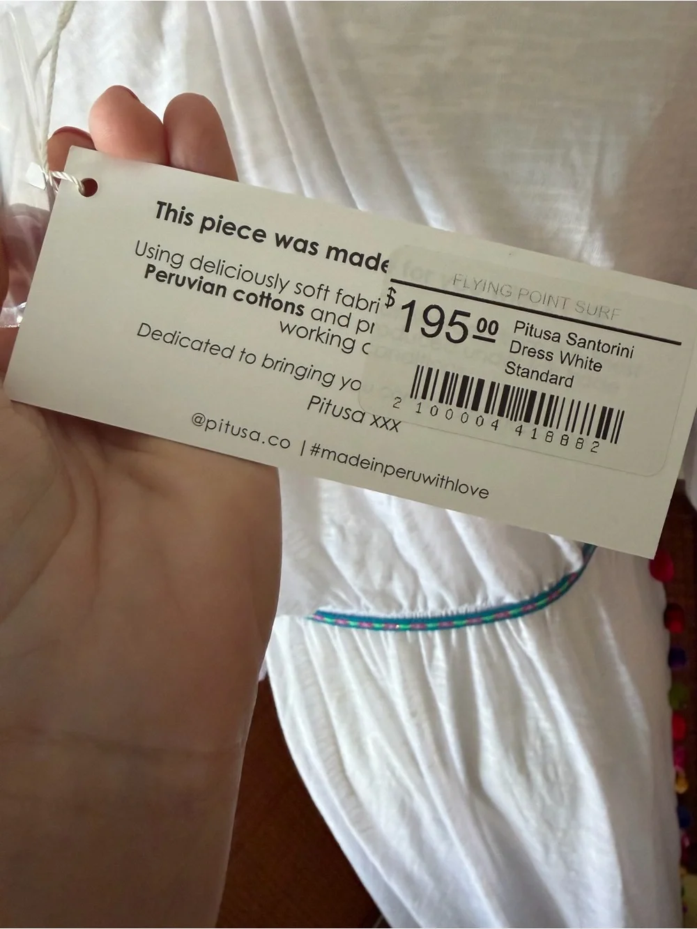 NWT Pitusa Santorini dress cover up